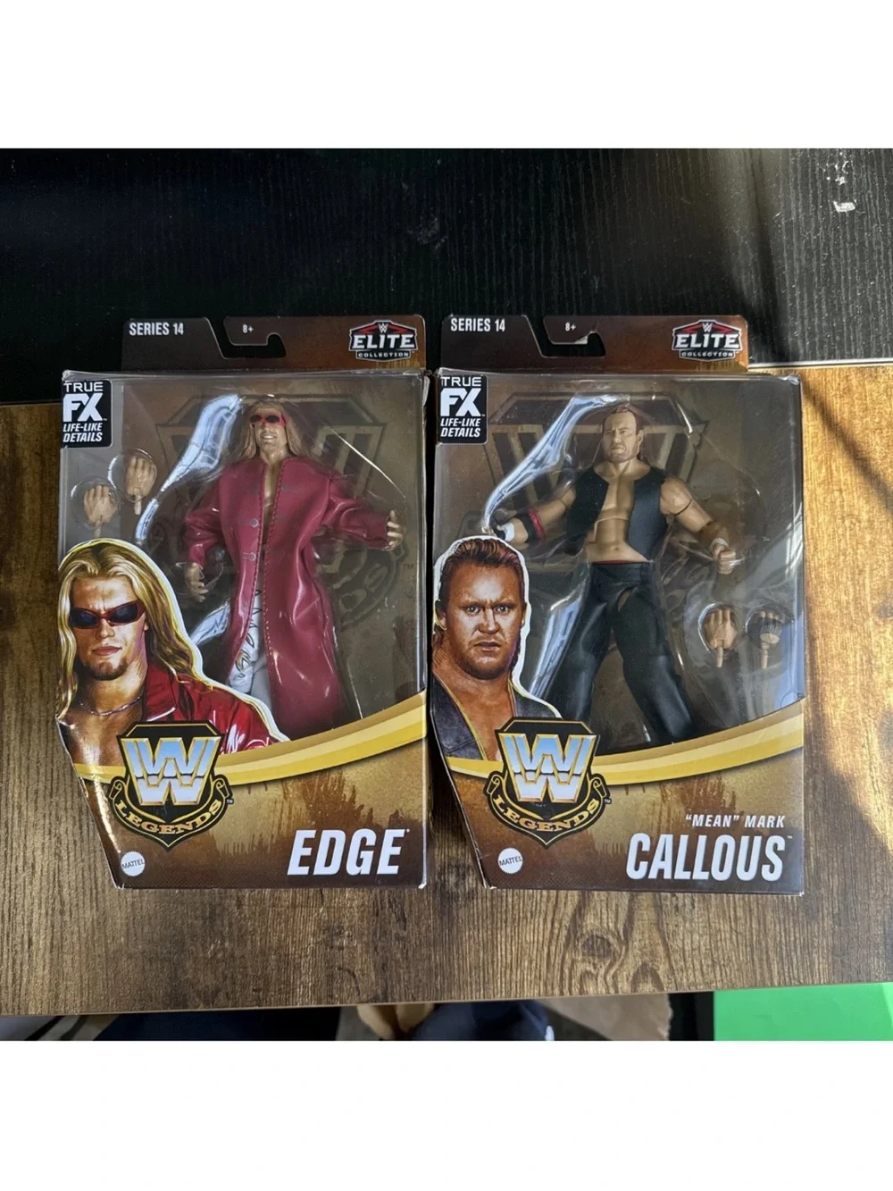 WWE Legends ELITE action figure EDGE And Callous Champion Series 14 Mattel